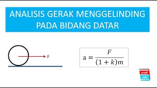 GERAK MENGGELINDING PADA BIDANG DATAR