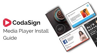 CodaSign Media Player Install Video