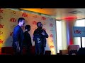 iflix's Georgette Tengco, Sherwin dela Cruz with Star Cinema's Enrico Santos