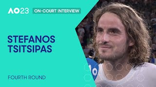 Stefanos Tsitsipas On-Court Interview | Australian Open 2023 Fourth Round