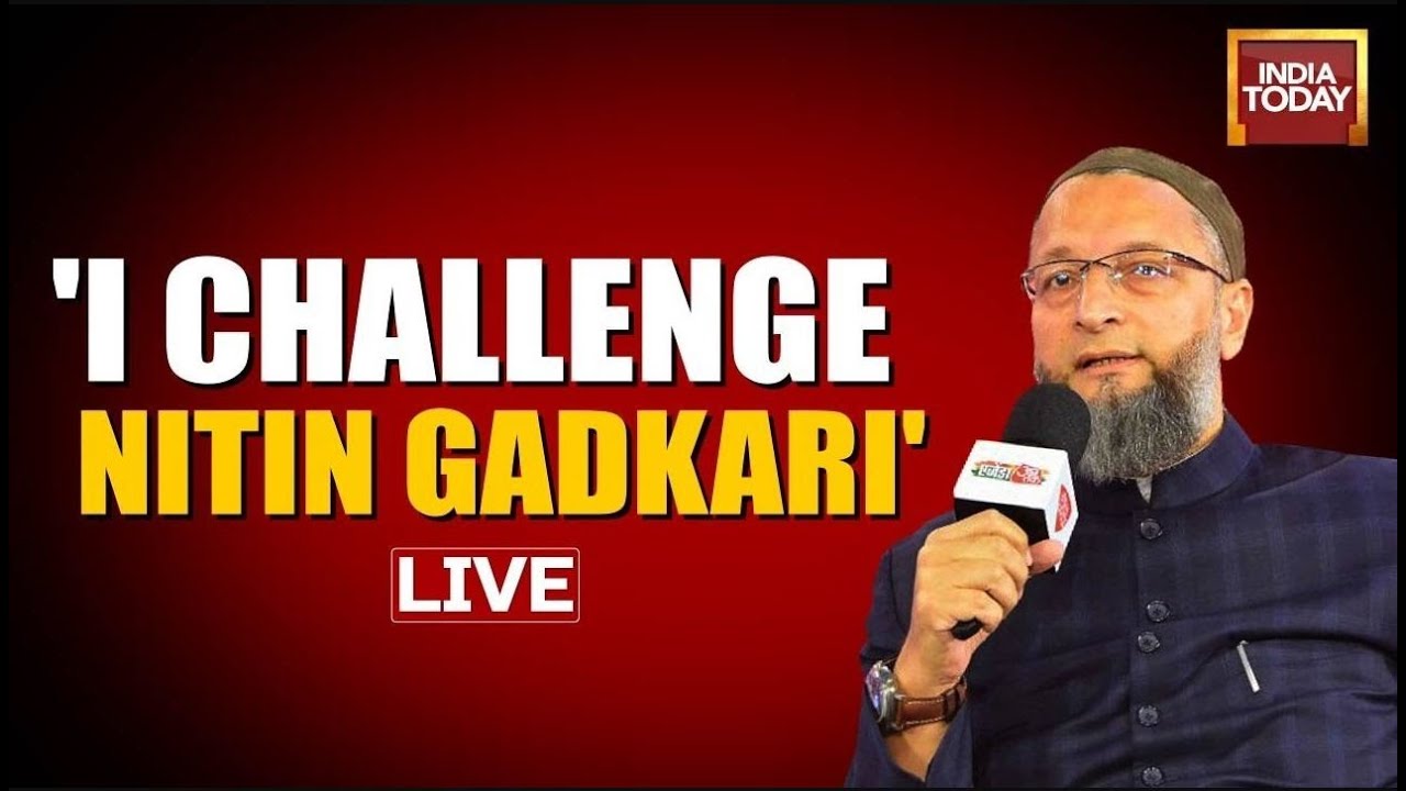 Watch Live: Asaduddin Owaisi Addresses Agenda Aaj Tak 2022 - YouTube