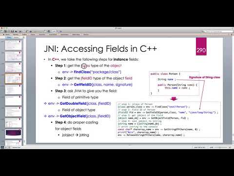 Java Native Interface (JNI) In Depth -- Part 17: Accessing Instance ...