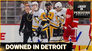 Penguins end 2024 on a losing note in Detroit with some questionable officiating