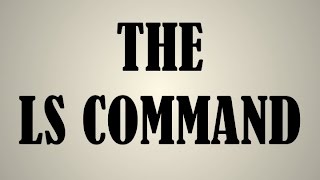 Learning The Terminal: The ls Command