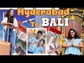 Hyderabad 🇮🇳 to Bali🇵🇱 || our private villa🏡 || private pool🏊‍♀️ || O sakhi vlogs||