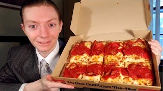 Pizza Hut NEW Detroit Style Pizza Review!