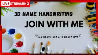 Live Art And Craft Name Art Comment Now Live Stream