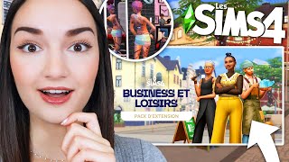 NOUVEAU PACK D'EXTENSION BUSINESS ET LOISIRS | Découverte et Analyse Trailer | Rediff Live | Sims 4