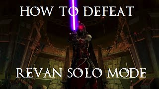 SWTOR: Shadow of revan - How to defeat Revan Solo Tactics
