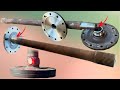 How mechanic unimaginable fixes a broken axle like a straight arrow | Double top head joint axle