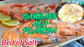 GAMBAS ALA PLANCHA ON A BED OF SALT |  SPANISH GRILLED SHRIMP | TAPAS | CHEF EARL TV