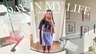 DAY IN MY LIFE 👙☀️ *summer vlog, running errands, starbucks trip*