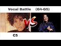 Whitney Houston VS Kim Sohyang Vocal Battle (G4-G5)