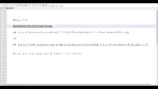 ExtJs 911 Download Sencha Cmd