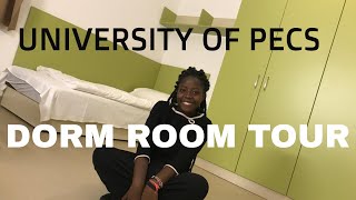 UNIVERSITY OF PÈCS DORM ROOM TOUR 🎉💕//Esther Mounde