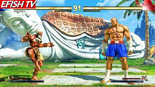 LEVEL 8 Dhalsim VS Sagat STREET FIGHTER V Hardest Battle Match