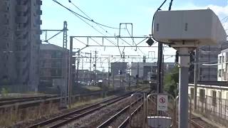 EF66-30牽引貨物列車　大久保駅通過