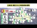 函館市 3日連続 過去最多の30人 北海道 191人感染 7人死亡 クラスターが拡大も 21 01 16 18 30