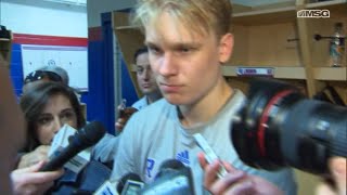 Kaapo Kakko Skates In a Rangers Jersey for the First Time