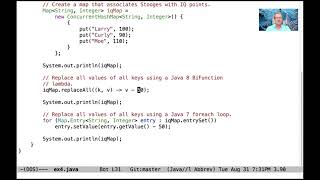 Comparing a Modern Java replaceAll() method with a Java 7 For-each Loop