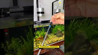 Fish Tank Cleaner Aquarium Water Changer Siphon With Thinner tubing Perfect For Cleaning Aquascaping