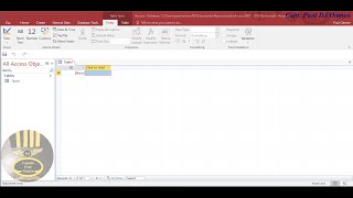 Using SQL Create, Insert and Select Command in Microsoft Access