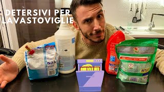 Qual è il detersivo per lavastoviglie più potente contro lo sporco? Polvere, tabs o liquido?