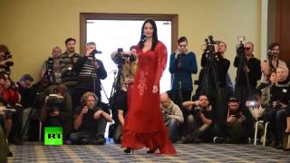 (ENG SUB) 'Miss-DPR' beauty contest in Donetsk, 08.03.2015