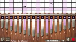 [Kalimba Real] Perfect (Ed Sheeran) - Kalimba tabs