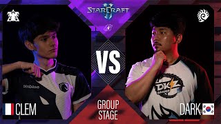 Clem vs. Dark // Gamers8 featuring StarCraft  // Group Stage