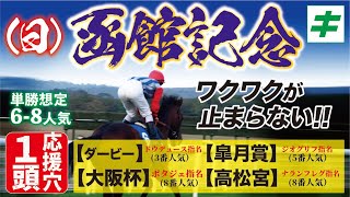 函館記念 2022 【予想】推定６〜８人気の「★あの馬」に期待！キーワードは「着順に惑わされるな」