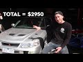 lancer turbo evo conversion total cost budget evo