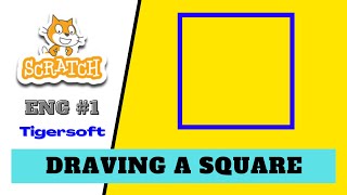 ⬜ How to draw a square ◻️ Scratch 3 - programming lesson #1 🔲