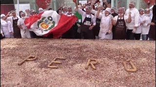 Peruvian Pastry Chefs Make World's Largest Black Chocolate Bar