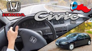 1992 Honda Civic EG3 1.3 16v (55kW) POV 4K [Test Drive Hero] #46 ACCELERATION, DRUG DEALER CAR,DRIVE