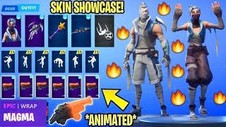 fortnite leaked wrap in game videos 9tube tv - magma skin wrap fortnite