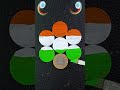 Great India 🇮🇳 Flag painting on coins | Indian flag painting | Happy Independence day #shorts