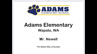 Adams 5th Grade Awards Recognition 1:00 p.m. 06.20.2023