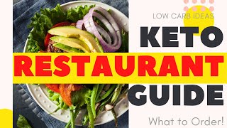 Keto Dinner Restaurant Guide: Low Carb Meals to Order - Keto Restaurant Options