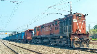 HWH WDM 3A doing shunting activities at TBAE | Back shunting of a single axle caboose