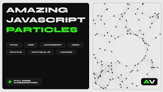 Particle Animation On JavaScript | particles.js | HTML, CSS & JAVASCRIPT