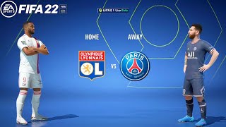 Lyon Vs PSG | Ligue 1 2022/23 | [4K]  Gameplay | FIFA 23 Gameplay | Chelsea