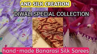 Handwoven Banarasi Silk Saree From Banaras Khaddi Georgette To Pure Katan Silk Zari