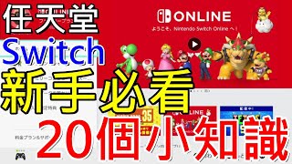 【Switch 主機】任天堂Switch主機 20個小知識 購買前新手必看