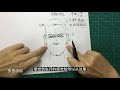 【解說】 如何畫人像，使用比例法最好 ｜完整解說與示範 ｜鋼筆素描 how to do portrait drawing with proportions pen and ink