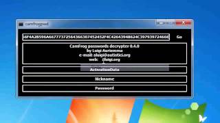 CamFrog 6.1 Password Decrypter 2012