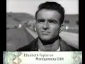 TCM Tribute - Elizabeth Taylor talks about Montgomery Clift