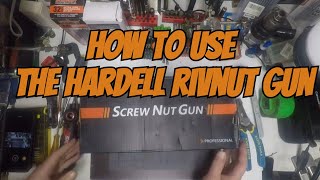 Hardell RivNut ガンの使い方 開梱とデモ