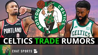 FRESH Celtics Trade Rumors: Damian Lillard Wants To Play With Jaylen Brown? Marcus Smart Trade?