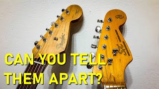 American Fender Strat vs Chinese SX - Blind test